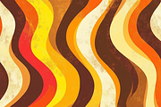 Retro Waves Pattern, a Pattern Graphic by Printable Treasure (Thumbnail 2 of 7)