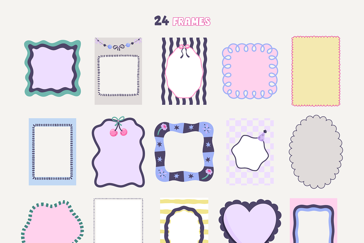 Funny Party Graphics Collection, an Object Graphic by Animoon (Photo 9 of 17)