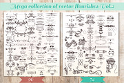Bundle of vintage flourishes, an Object Graphic by FleurArt (Thumbnail 3 of 3)
