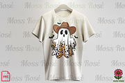 Leopard Ghost Cowboy Hat, a Graphic by Moss Rose (Thumbnail 3 of 3)