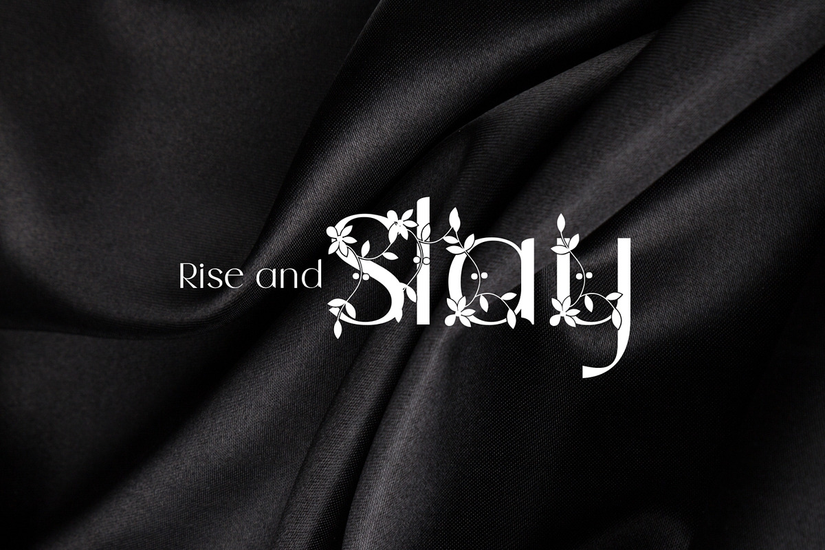 Luxmont - Elegant Floral Typeface, a Serif Font by HipFonts (Photo 5 of 10)