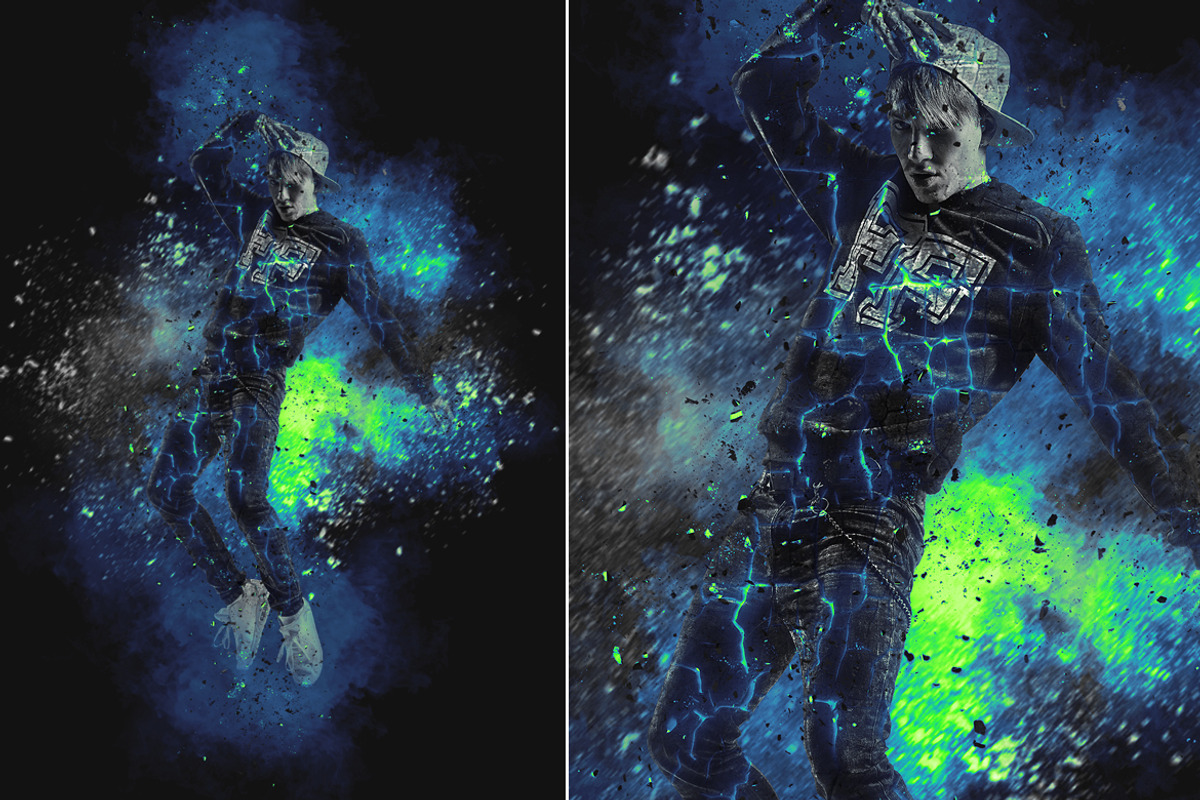 Lava Flames Glow Photoshop Action, an Action Add-On by iHemalaya (Photo 5 of 8)