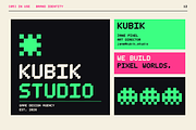 VOXEL - Pixel Display Typeface, a Sans Serif Font by Lettra Studio (Thumbnail 16 of 18)