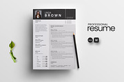 Minimal Resume Template, a Stationery Template by Creatiya Type (Thumbnail 1 of 3)