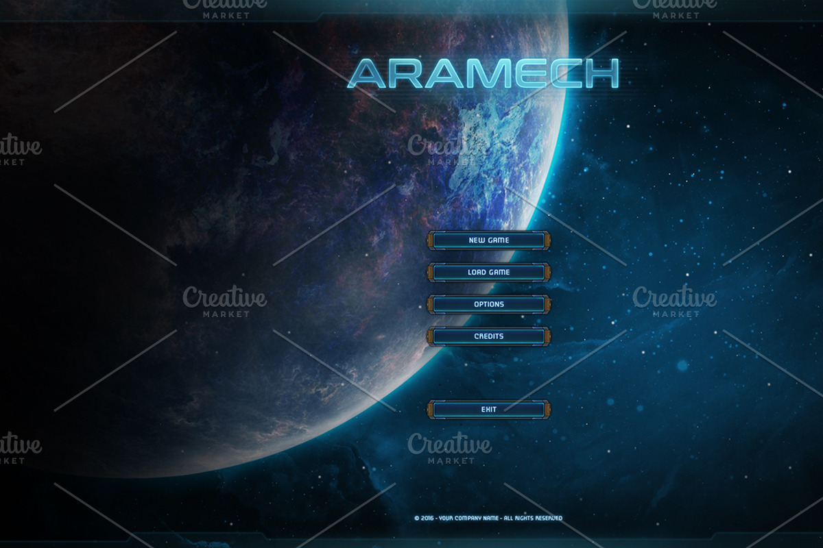 Aramech User Interface, a Graphic by Kodiak Graphics (Photo 16 of 21)