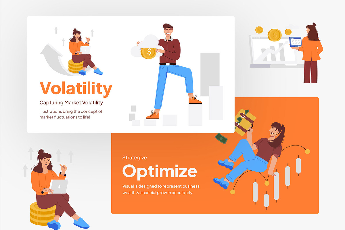 Stock and Finance Illustration Set, a Person Illustration by Vectors Market (Photo 5 of 8)