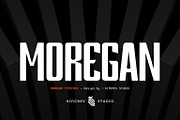 MOREGAN - Moregan Typeface, a Sans Serif Font by Kincrev Studio (Thumbnail 1 of 6)