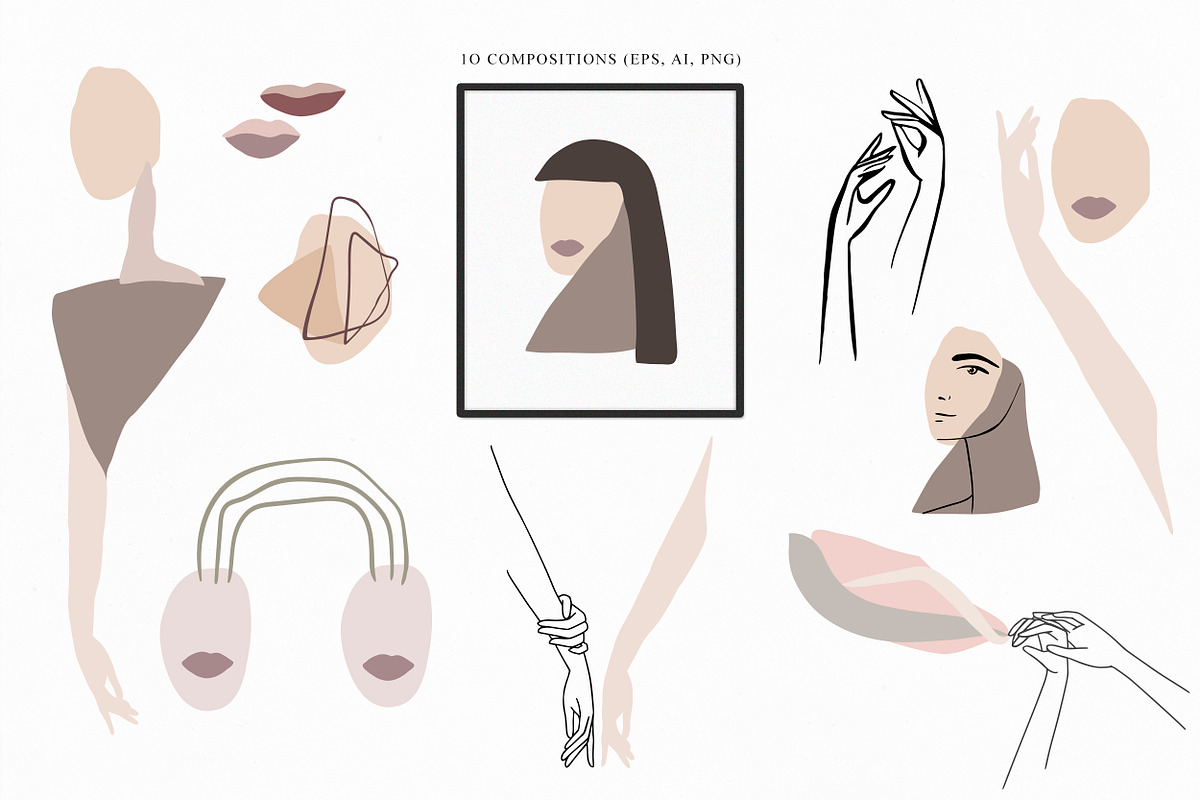 Inkling. Line Art Women, a Person Illustration by AnMark (Photo 11 of 12)