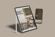 ipad Pro and iphone 16 Mockup, an iPad Mockup by Bangdastudio (Thumbnail 7 of 11)