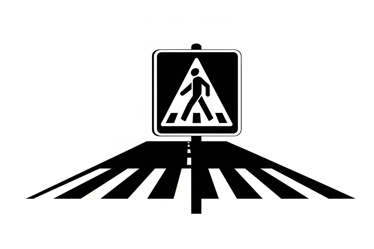 Pedestrian Crossing Safety Icon Set, an Icon by musafir_fashion (Photo 10 of 13)