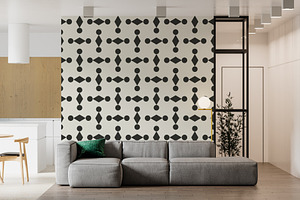 Monochrome Geometric Simple Patterns