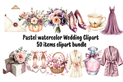 Autumn Pastel Wedding Clipart Bundle, a Decorative Illustration by Anca Digital Vibe (Thumbnail 1 of 6)