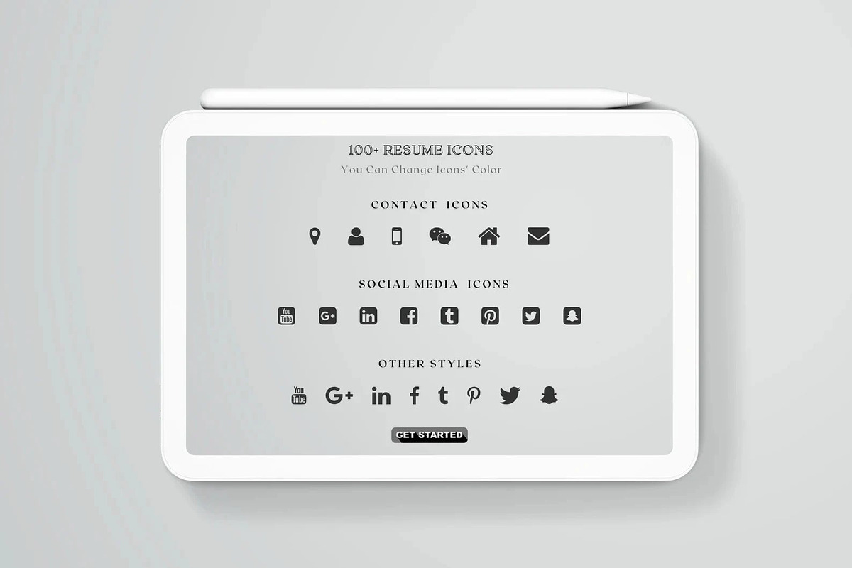 Minimalist Resume Canva Template, a Resume Template by LucaTheme (Photo 9 of 9)