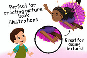 Crayon Procreate Brush pack, a Brush Add-On by Brushed Rose (Thumbnail 2 of 3)