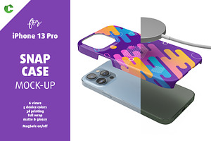 Phone 13 Pro Snap case Mock-up