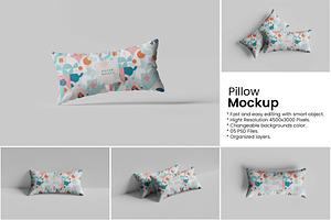 Pillow Mockup, a Product Mockup by Indah