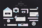 Cute Creepy Halloween Graphics, an Object Graphic by Animoon (Thumbnail 7 of 14)