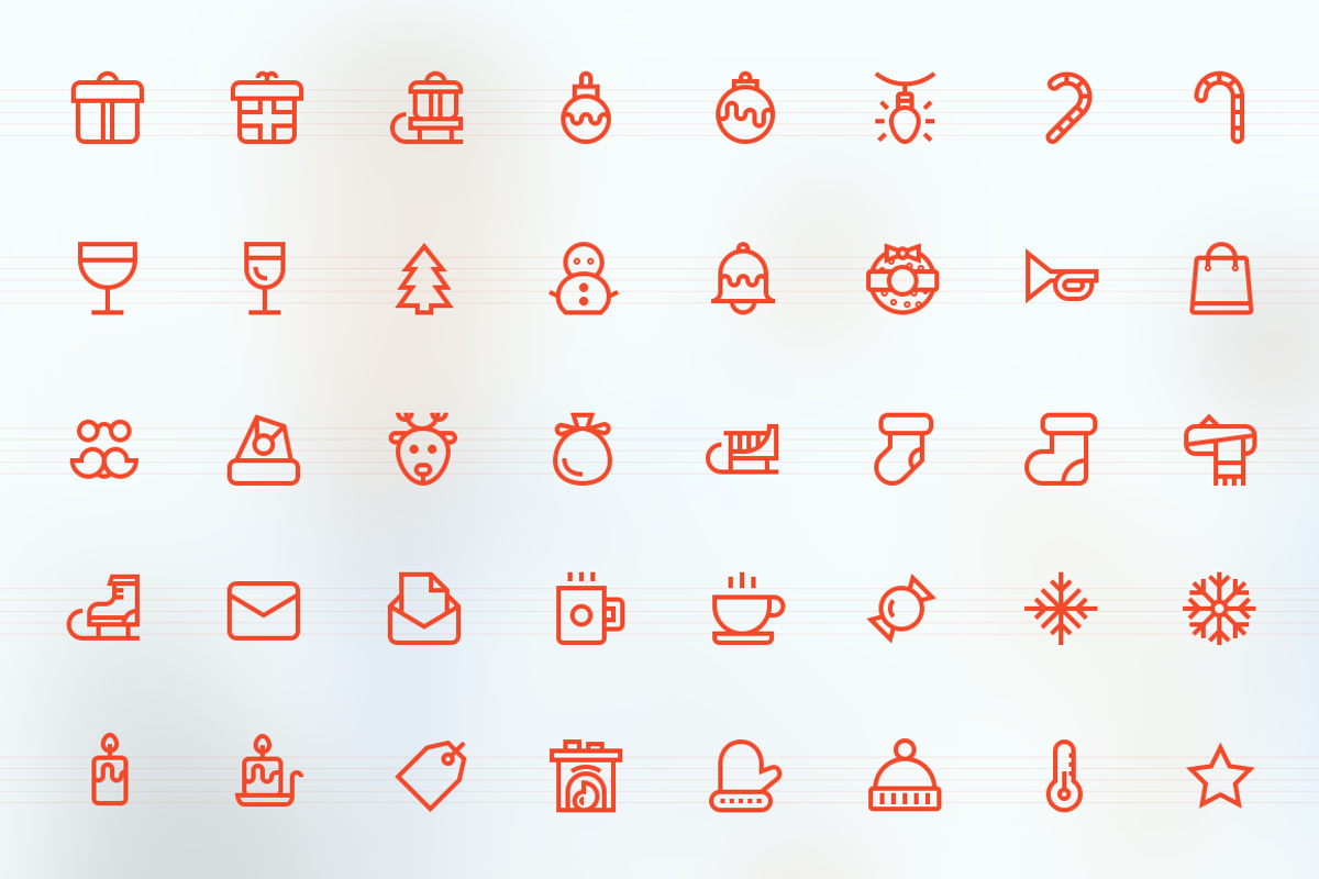 Merry Christmas Icons BUNDLE! -62%, an Icon by Limitless (Photo 3 of 4)