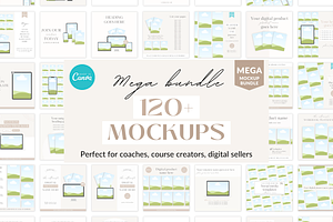 Digital Product Mockup Bundle Canva