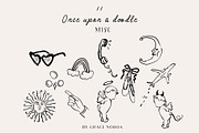 Whimsical doodle Line art svg vector, a Decorative Illustration by Grace Noboa Illustrations (Thumbnail 11 of 19)