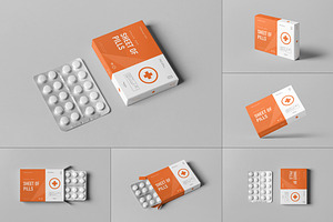 Pills Box Mock-up 2, a Packaging Mockup by Yogurt86