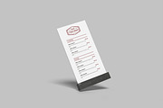 Clean Table Tent Menu Mockup, an Advertising Mockup by My Code Std (Thumbnail 4 of 6)