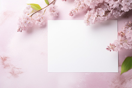 Blank paper and flowers on country background for printable art,, an Arts & Entertainment Photo by Anneleven