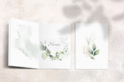 Green watercolor herbs, leaves, a Decorative Illustration by Lisima (Thumbnail 8 of 19)