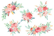 50% OFF - Watercolor Peonies, an Illustration by MariePierLaf (Thumbnail 6 of 7)