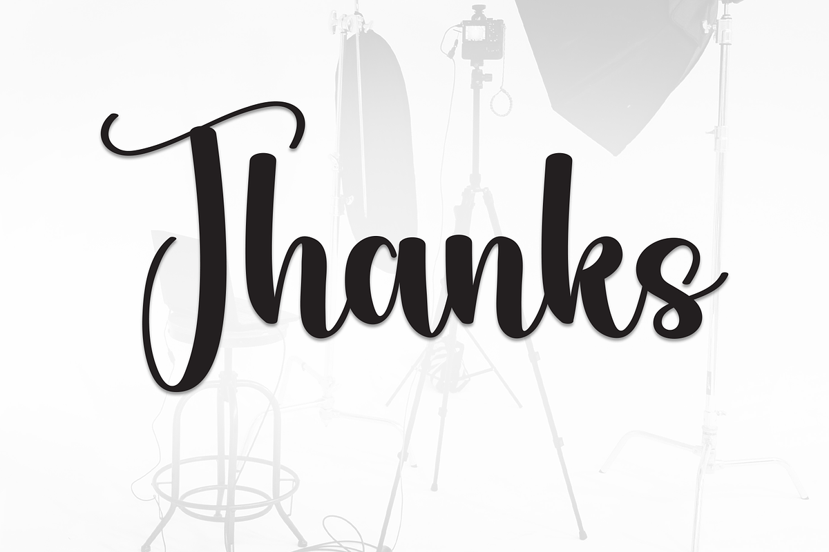 Photography | Script Font, a Handwritten Font by Scratchones (Photo 9 of 9)