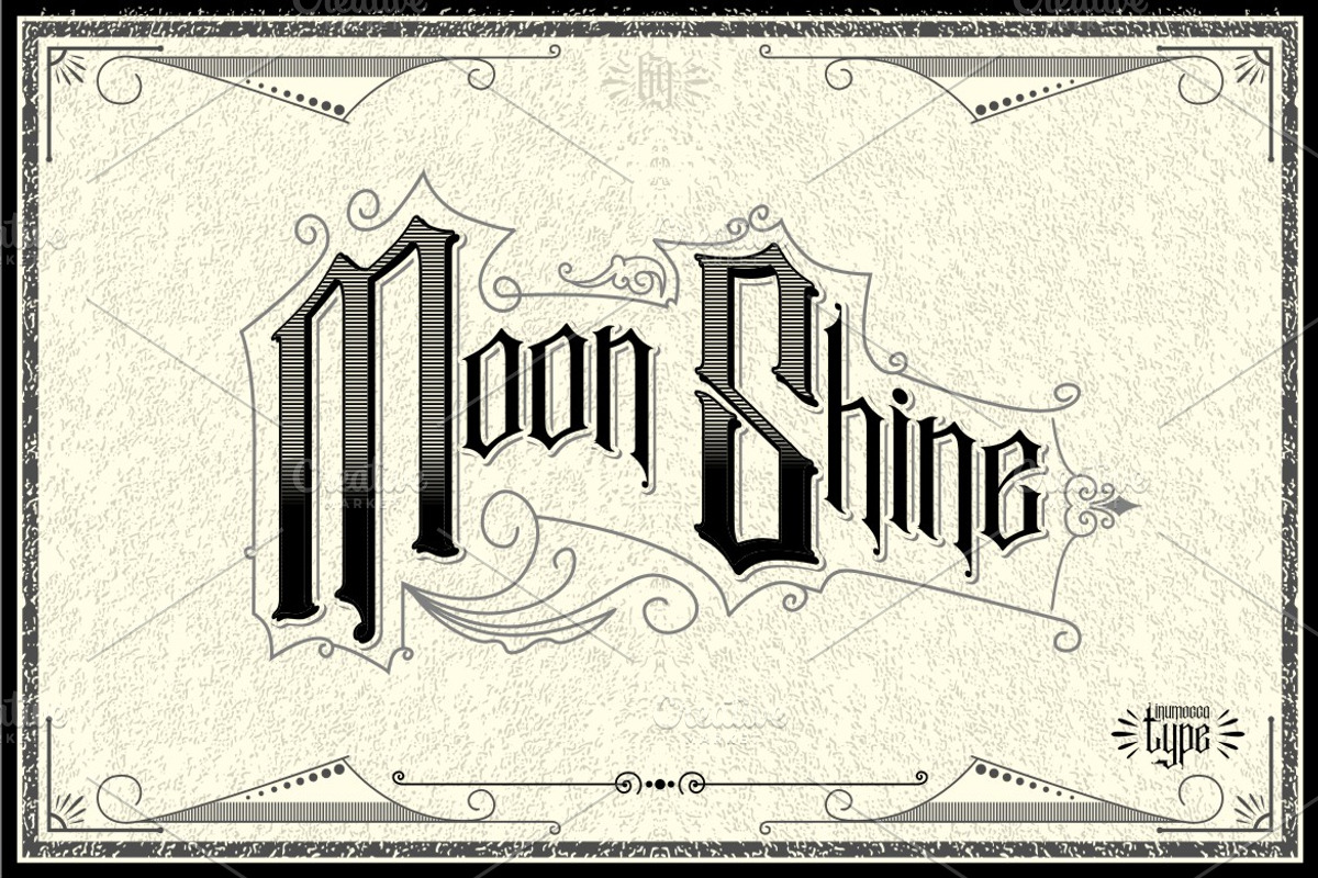 Bertha Neckline, a Blackletter Font by inumocca_type (Photo 4 of 5)