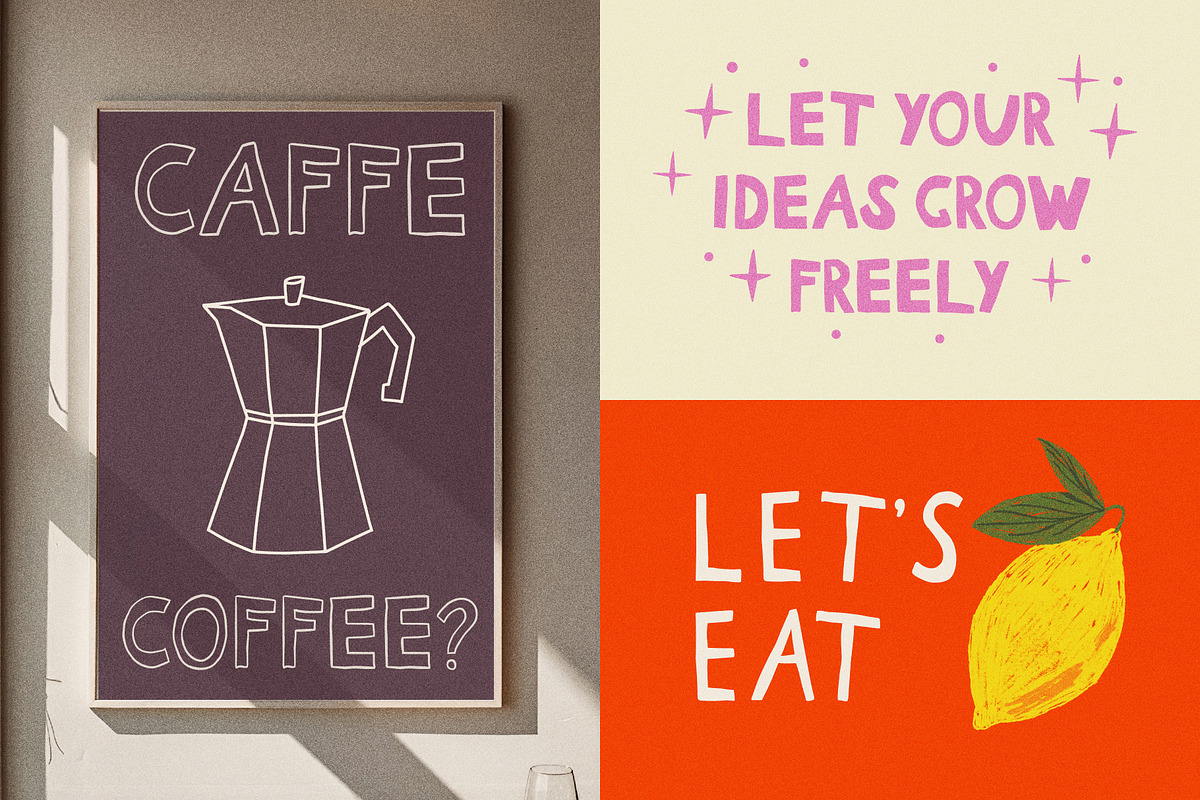Crooked Lines Club Font, a Handwritten Font by AnnArt (Photo 9 of 12)