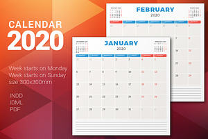 Monthly Planner 2020