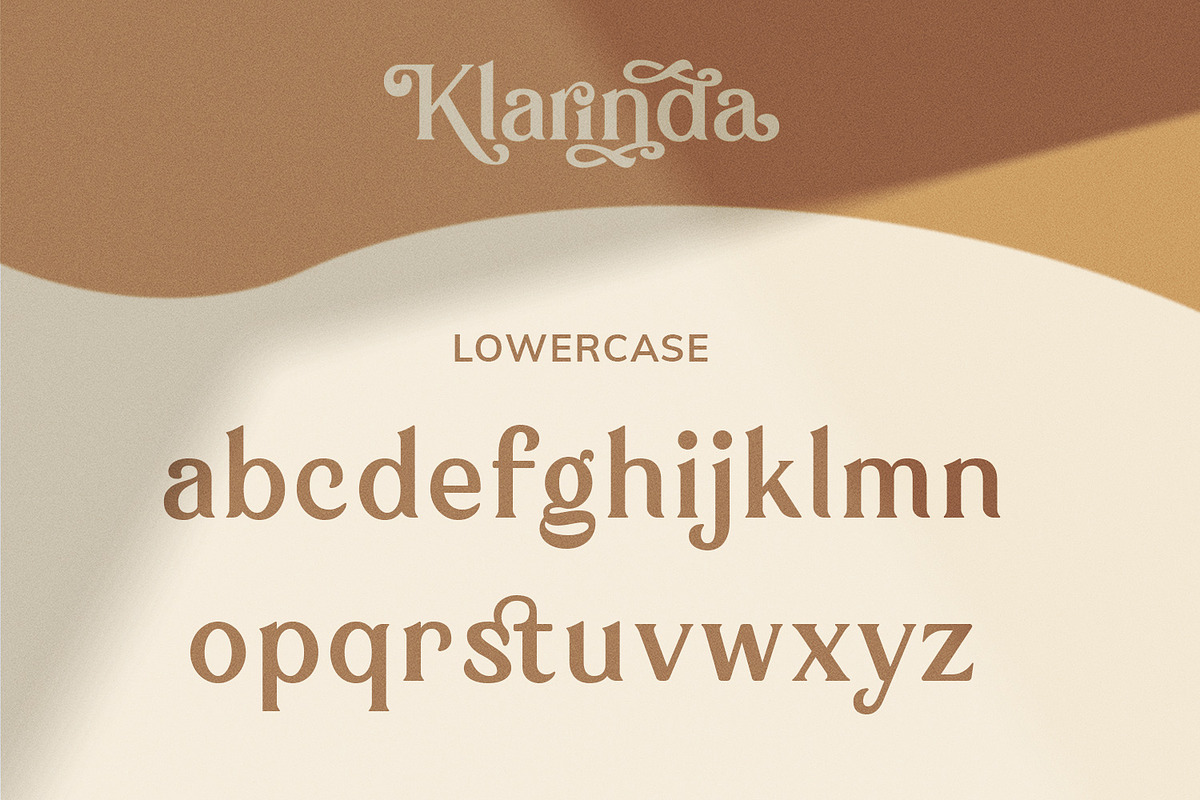 Klarinda Playful Serif Font, a Serif Font by Typetemp Studio (Photo 19 of 21)
