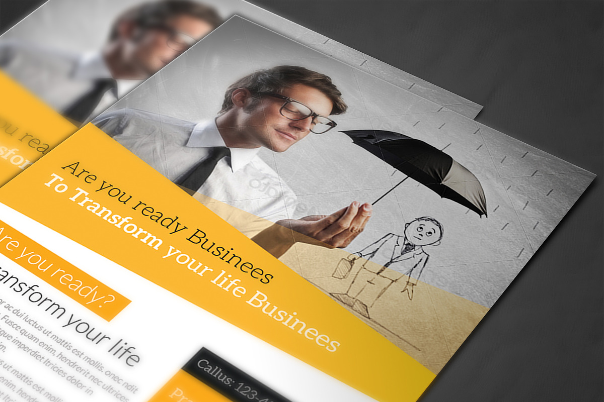 Business Planner Flyers Templates, a Flyer Template by AfzaalGraphics (Photo 2 of 4)