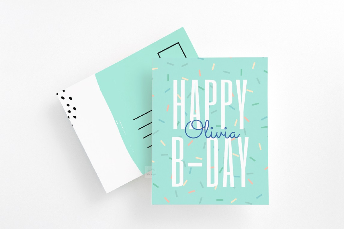 A2 post card flat print mockup, a Print Template by Leo Flo Mockups