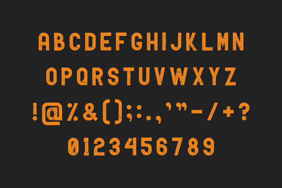 Surface Texture, a Sans Serif Font by Limited.studio (Photo 4 of 4)