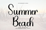Summer Beach, a Handwritten Font by InermediaSTUDIO (Thumbnail 1 of 6)