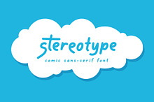 Stereotype - Sans Serif Font