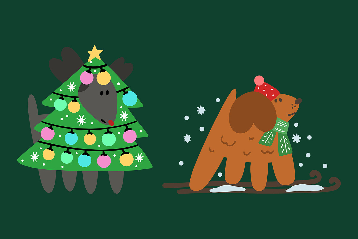 Whimsical Christmas Collection, an Illustration by Alina Sh (Photo 4 of 9)