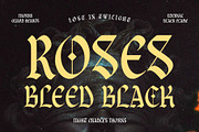 Braveson - Blackletter Style, a Blackletter Font by Arterfak Project (Thumbnail 5 of 15)