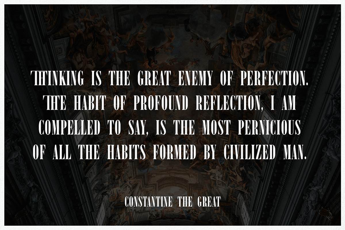 Constantine - Luxury Display Serif, a Serif Font by HipFonts (Photo 5 of 10)