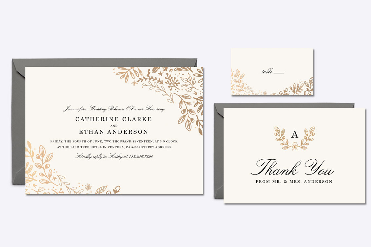 Harvest Flowers Wedding Suite, an Invitation Template by origamiprints (Photo 2 of 3)