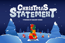 Christmas Statement – Bubble Font