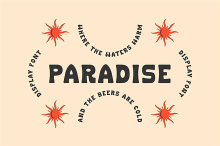 PARADISE FONT, a Font by Studio Alexander