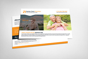 Ealdry Care Postcard Template, a Card Template by graphicforest