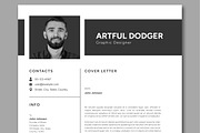 Minimal Resume Layout, a Resume Template by ContestDesign (Thumbnail 4 of 5)