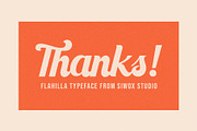 Flahilla - Bold Vintage Script, a Script Font by Siwox Studios (Thumbnail 8 of 8)