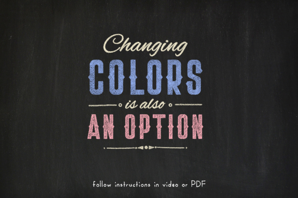 Chalk Styles for Photoshop, a Layer Style Add-On by Pikovit (Photo 9 of 14)