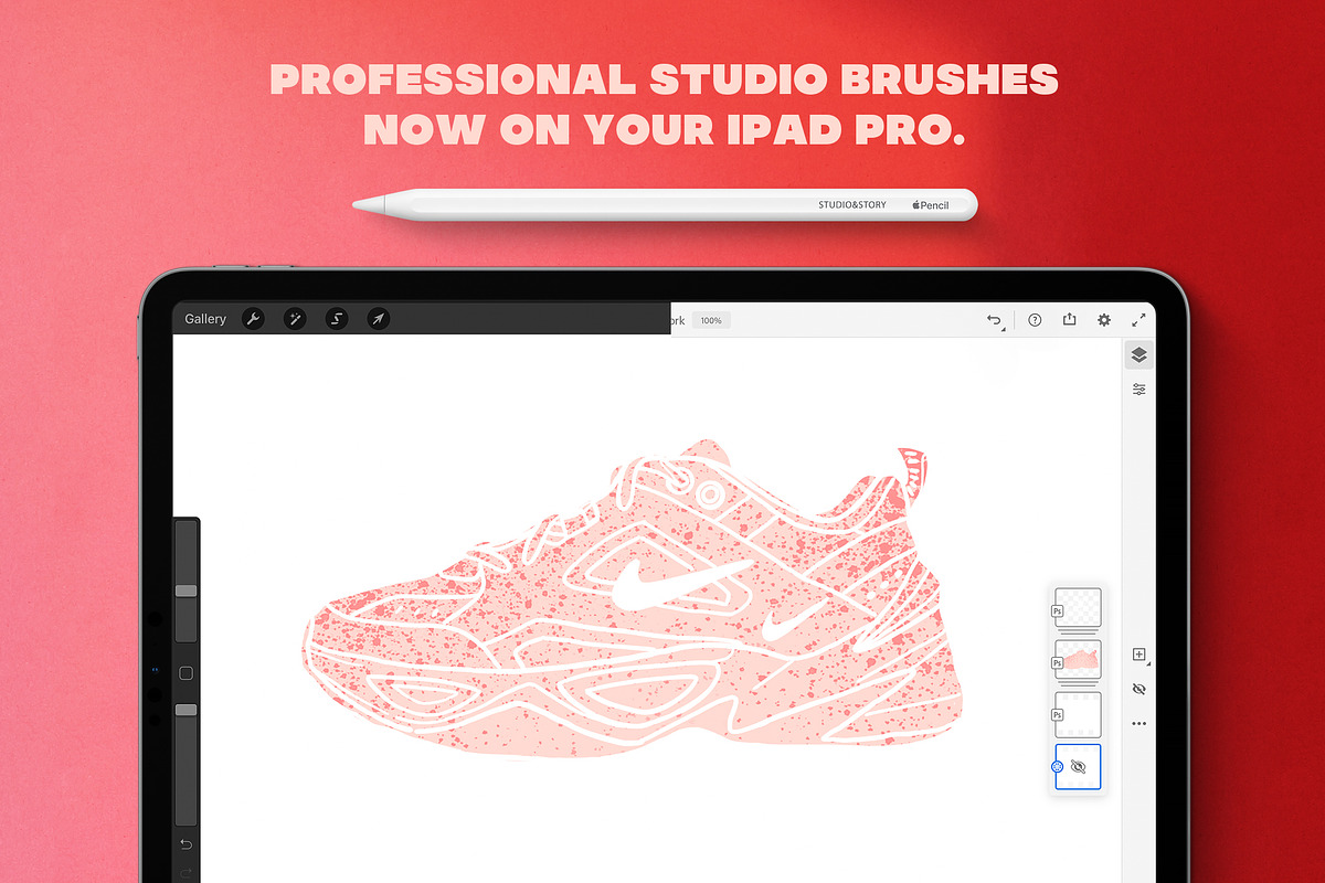 Spray Paint Textures & Brushes, a Brush Add-On by Studio&Story (Photo 2 of 8)